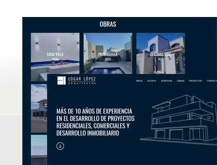 Diseño web Arquitecto, La Paz, BCS, México