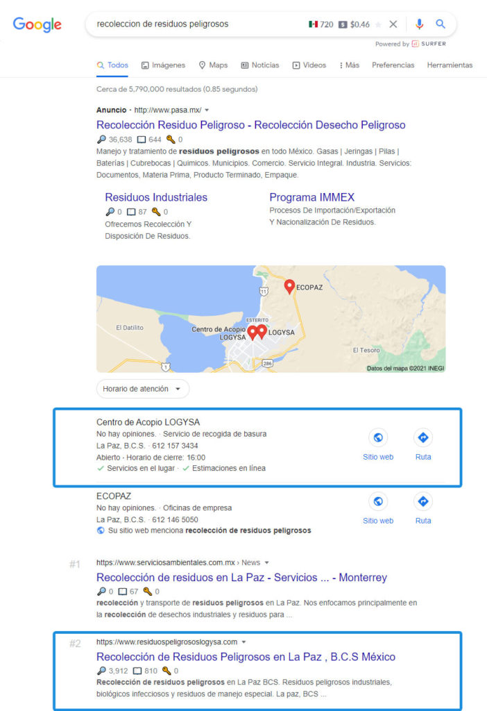 Posicionamiento seo